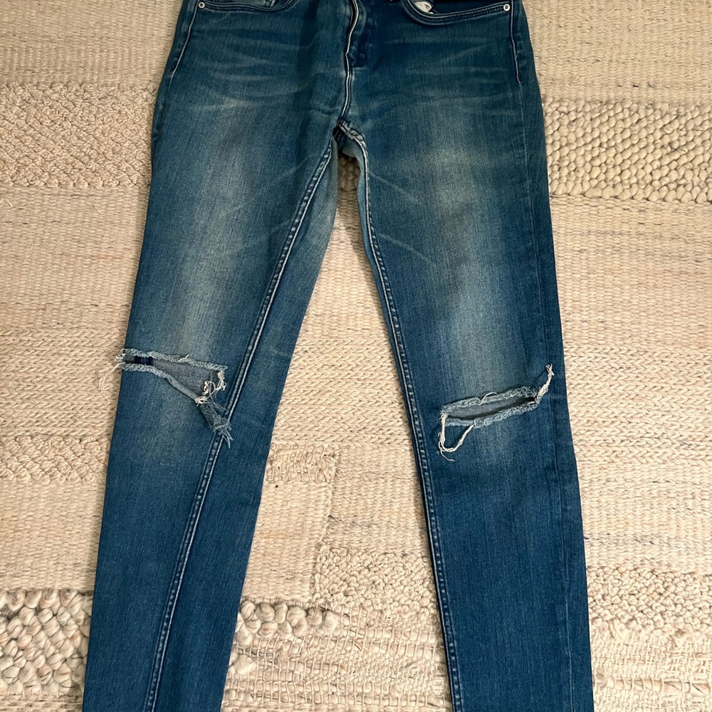 Zara Women's Skinny Jeans - Blue